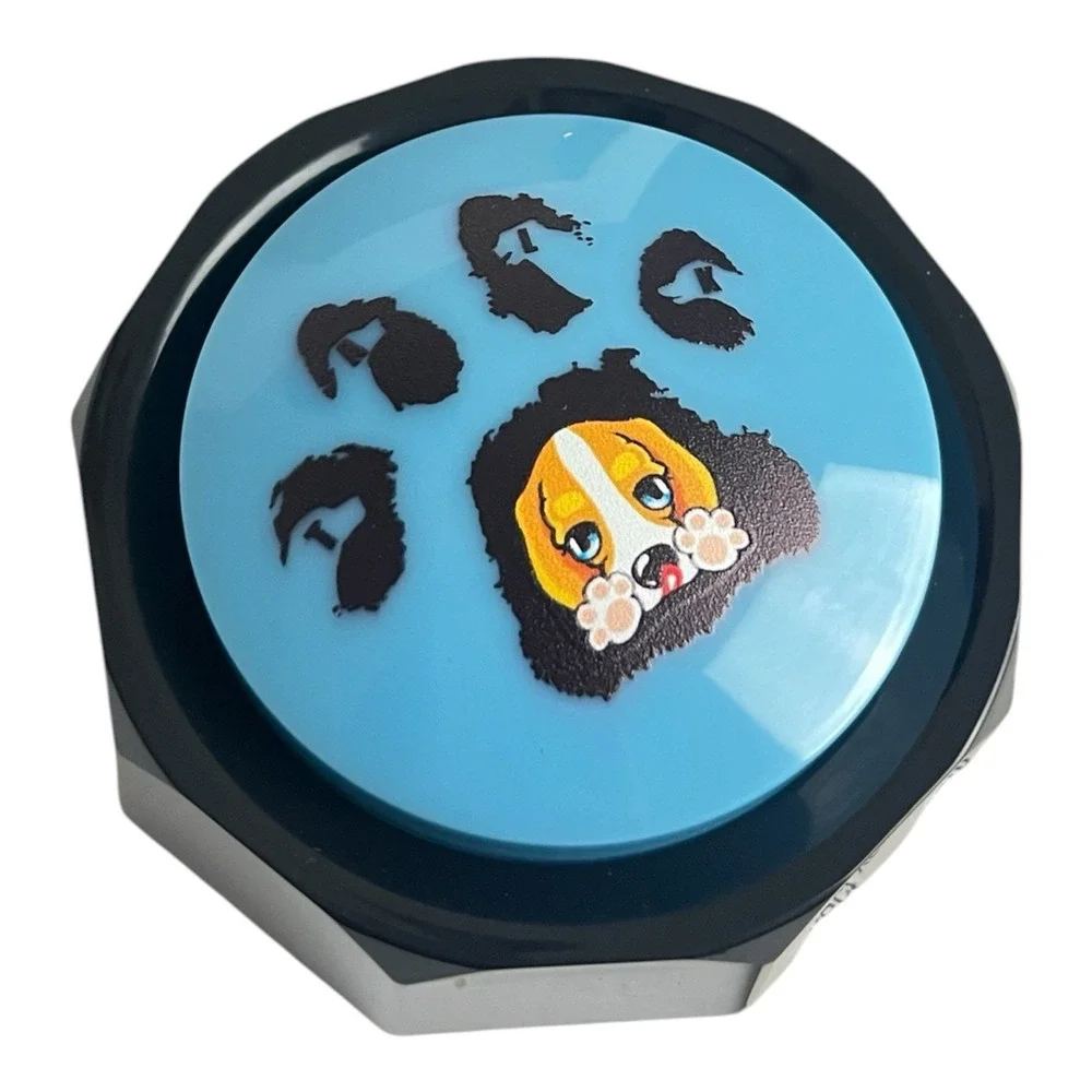 Talking Dog Buttons Set Pack 6 Recordable Communication- Open Box